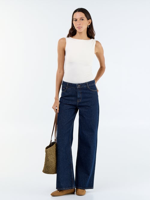 Body con scollatura profonda sulla schiena e gioiello dorato - Kiabi