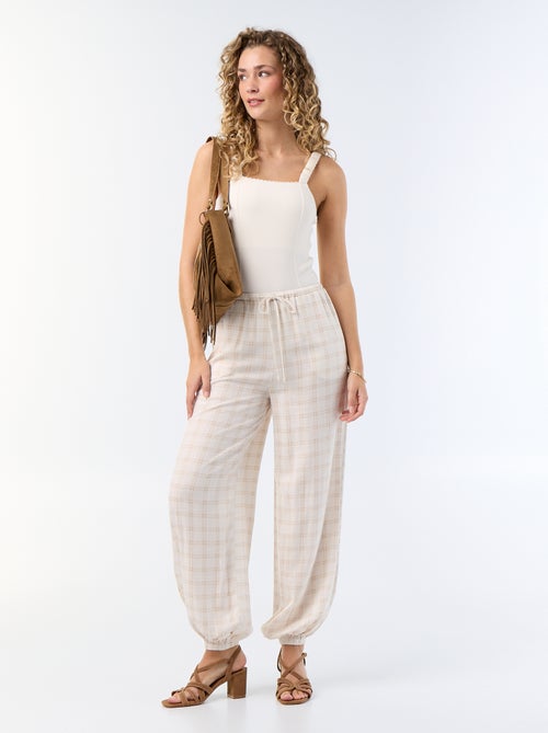Body con spalline elasticizzate - Kiabi