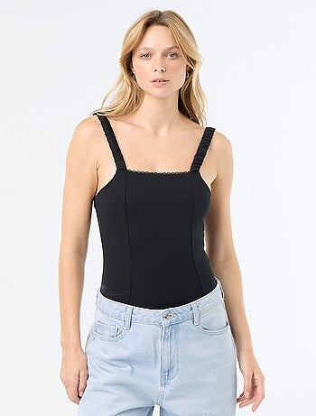 Body con spalline elasticizzate