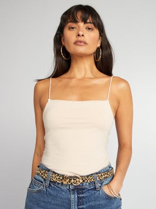 Body con spalline sottili