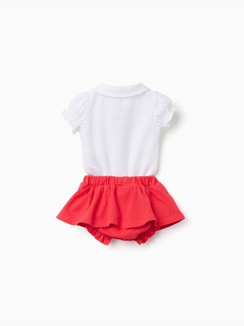 Body con stampa Minnie + gonna - Kiabi