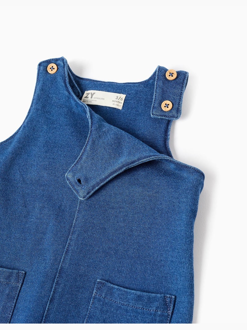Body con stampa + tuta in denim Blu chiaro - Kiabi