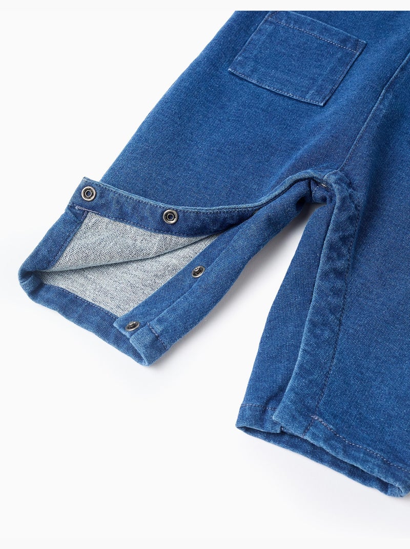 Body con stampa + tuta in denim Blu chiaro - Kiabi