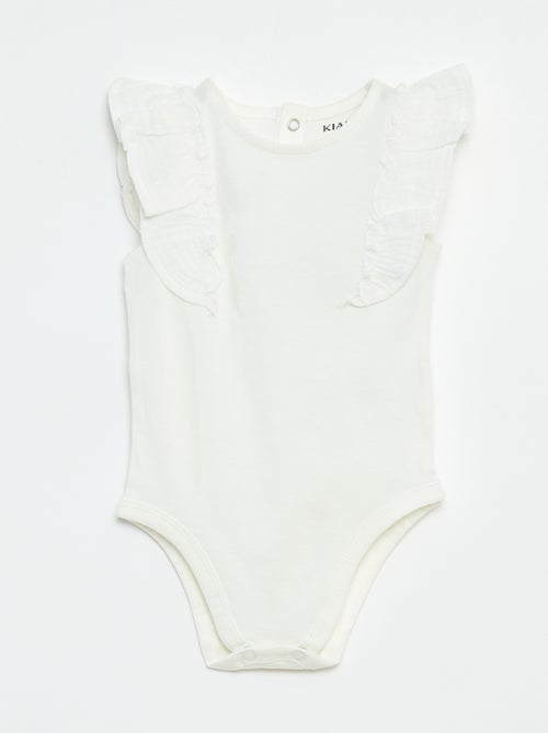 Body con volant senza maniche - Kiabi
