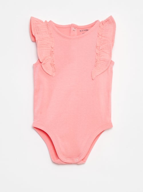Body con volant senza maniche - Kiabi