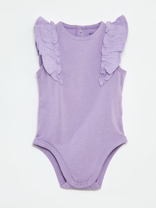 Body con volant senza maniche - Kiabi