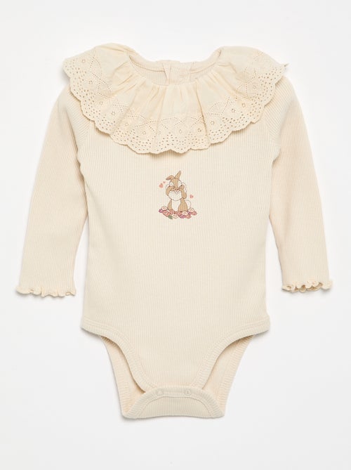 Body "Disney" con colletto ricamato - Kiabi