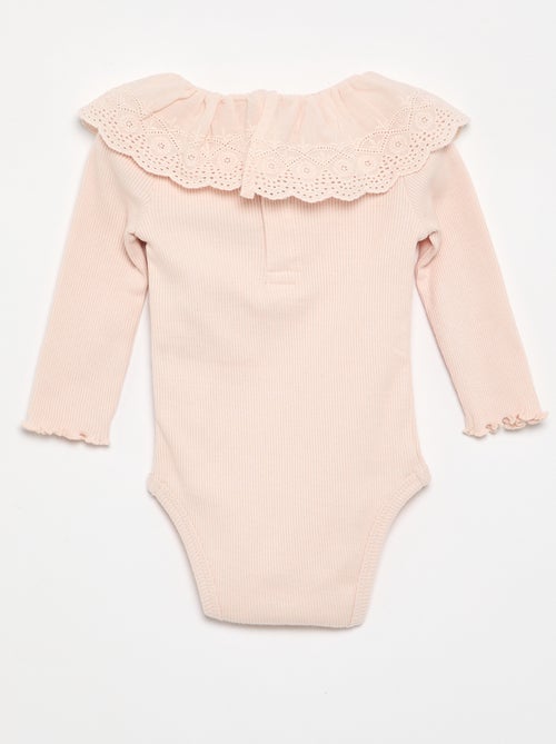 Body "Disney" con colletto ricamato - Kiabi Body "Disney" con colletto ricamato - Kiabi