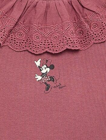 Body "Disney" con colletto ricamato