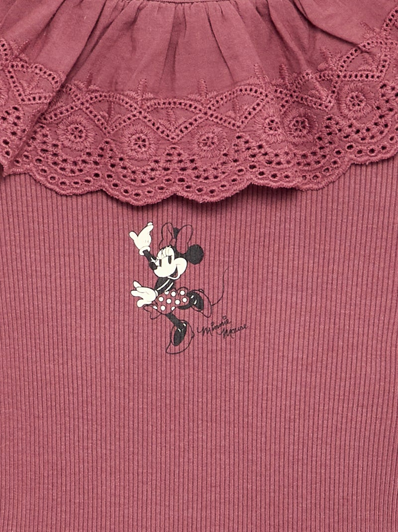Body 'Disney' con colletto ricamato Rosa - Kiabi
