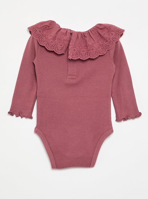 Body 'Disney' con colletto ricamato - Kiabi
