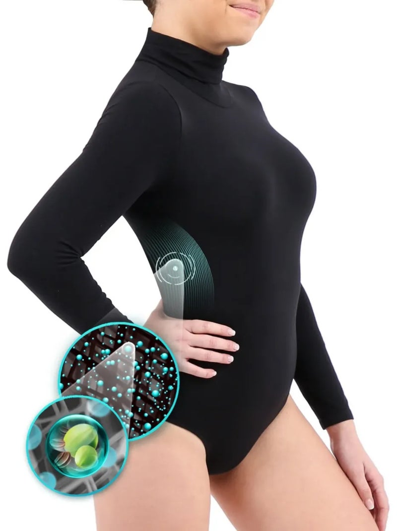 Body dolcevita termo snellente Nero - Kiabi
