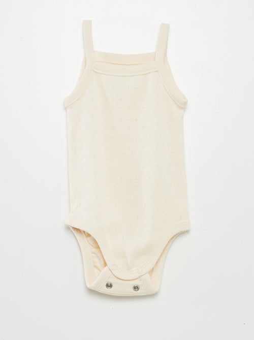 Body evolutivi con spalline - set da 3 - Kiabi