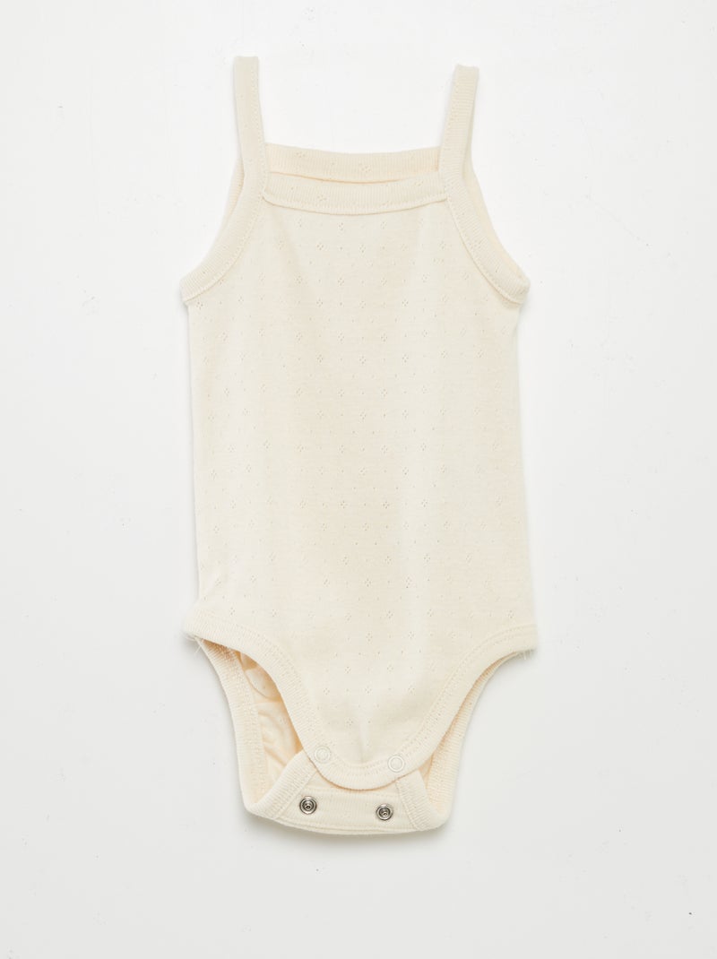 Body evolutivi con spalline - set da 3 ROSA - Kiabi