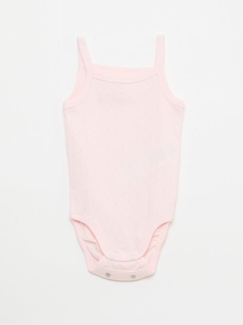 Body evolutivi con spalline - set da 3 - Kiabi