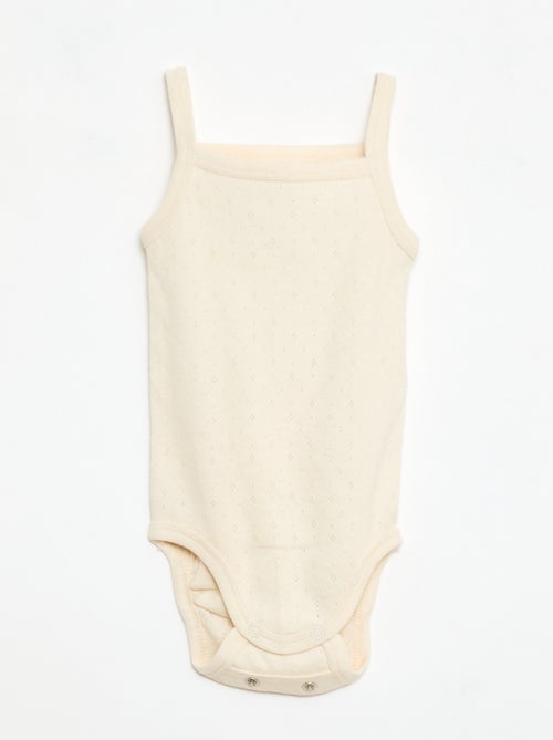 Body evolutivi con spalline - set da 3 - Kiabi