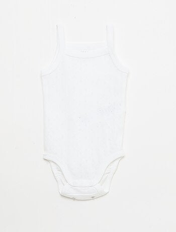 Body evolutivi con spalline - set di 3