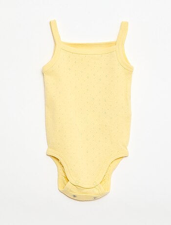 Body evolutivi con spalline - set di 3