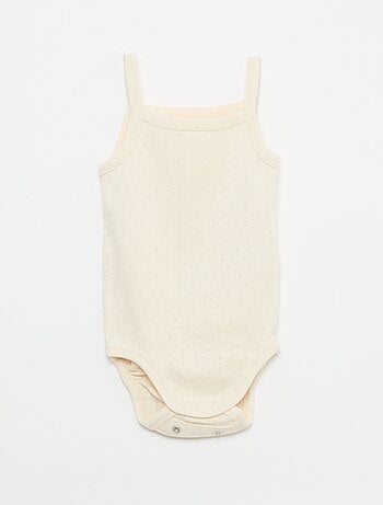 Body evolutivi con spalline - set di 3