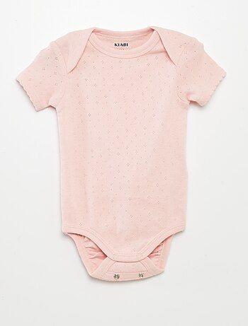 Body evolutivo in maglia tinta unita - Set da 3