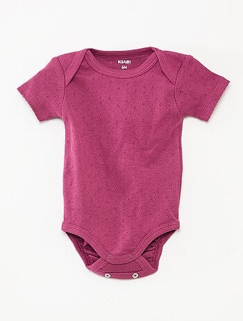 Body evolutivo in maglia tinta unita - Set da 3