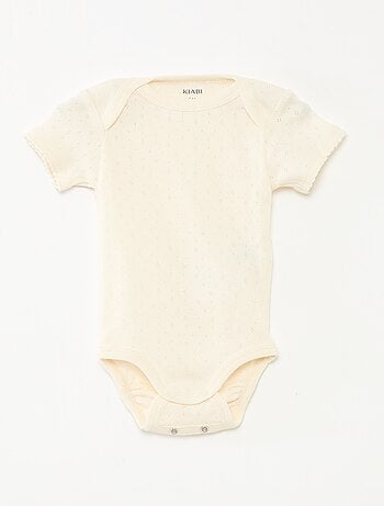 Body evolutivo in maglia tinta unita - Set da 3