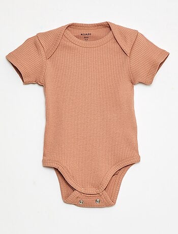 Body evolutivo in tessuto tinta unita - Set di 3