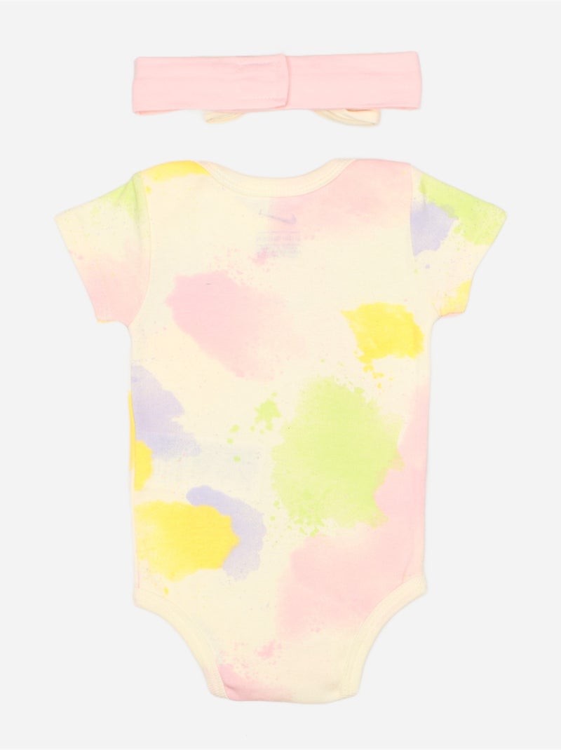 Body in confezione regalo - Nike Bianco/Giallo/Rosa - Kiabi