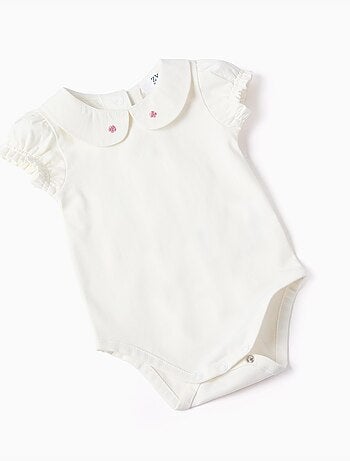 Body in cotone + abito in denim senza maniche
