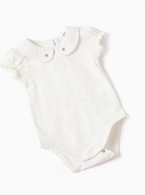 Body in cotone + abito in denim senza maniche - Kiabi