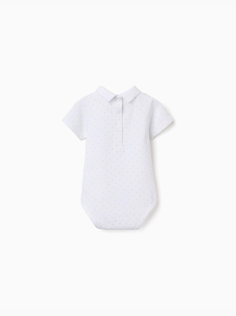 Body in cotone con motivo Bianco - Kiabi