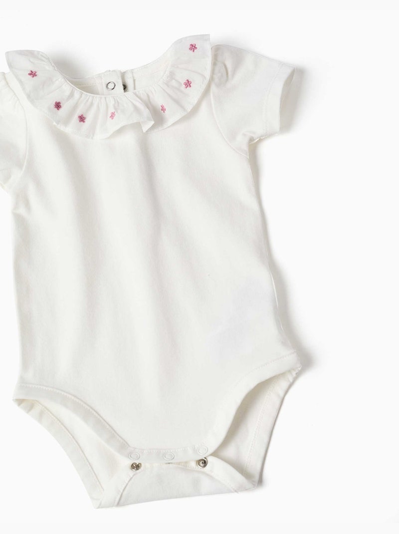 Body in cotone e abito a salopette Rosa - Kiabi