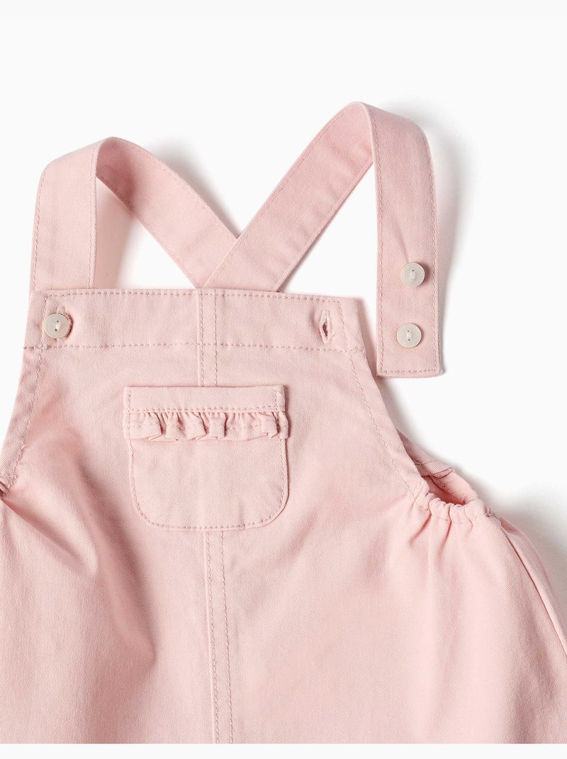 Body in cotone e abito a salopette Rosa - Kiabi