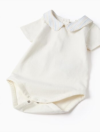 Body in cotone + pantaloncini a righe B&S