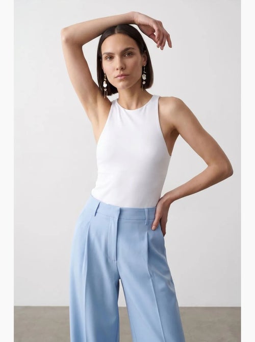 Body in jersey slim fit con scollo all’americana dilvin - Kiabi Body in jersey slim fit con scollo all’americana dilvin - Kiabi