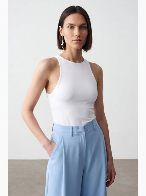 Body in jersey slim fit con scollo all’americana dilvin - Kiabi Body in jersey slim fit con scollo all’americana dilvin - Kiabi