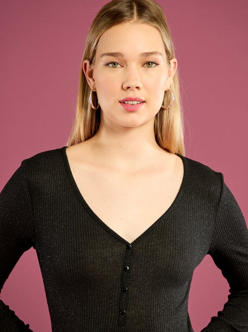 Body in maglia glitterata - Kiabi