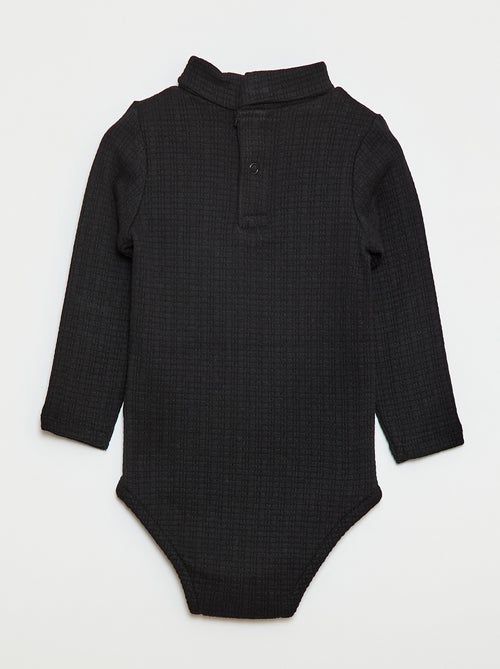 Body in maglia operata con collo alto - Kiabi