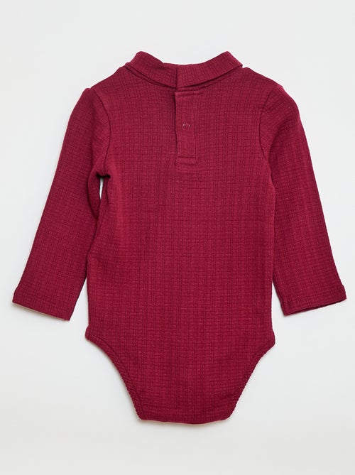 Body in maglia operata con collo alto - Kiabi