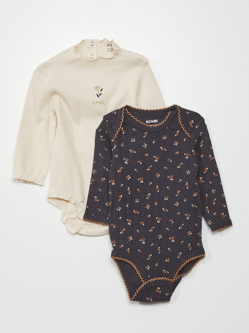 Body in puro cotone NERO - Kiabi