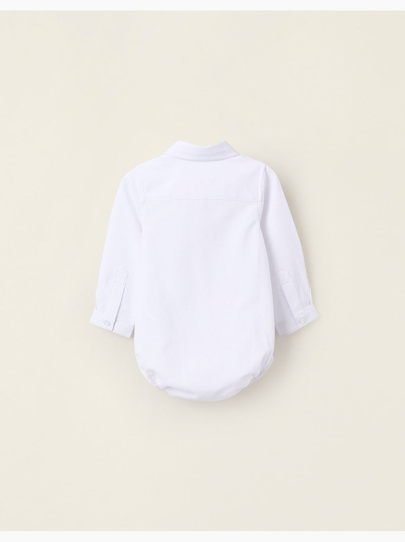 Body incrociato in cotone Bianco - Kiabi