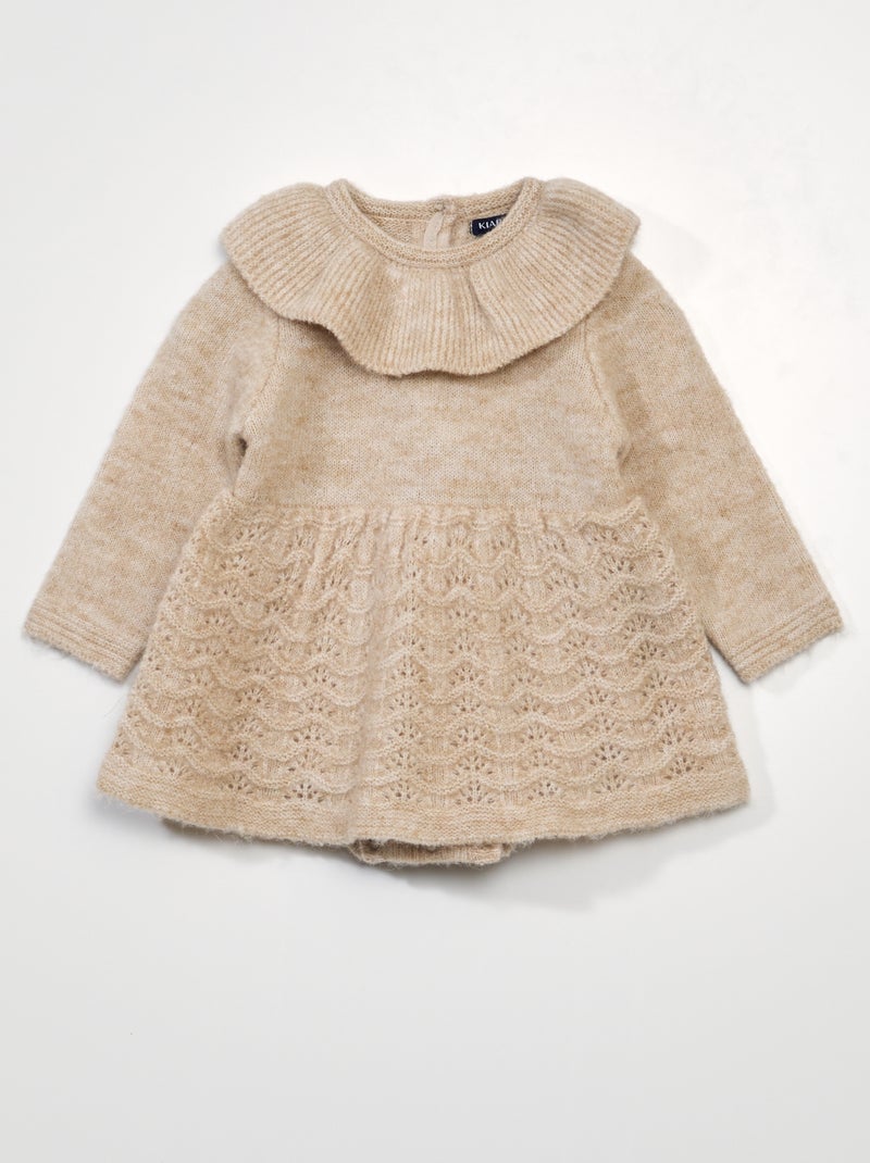Body lavorato a maglia BEIGE - Kiabi
