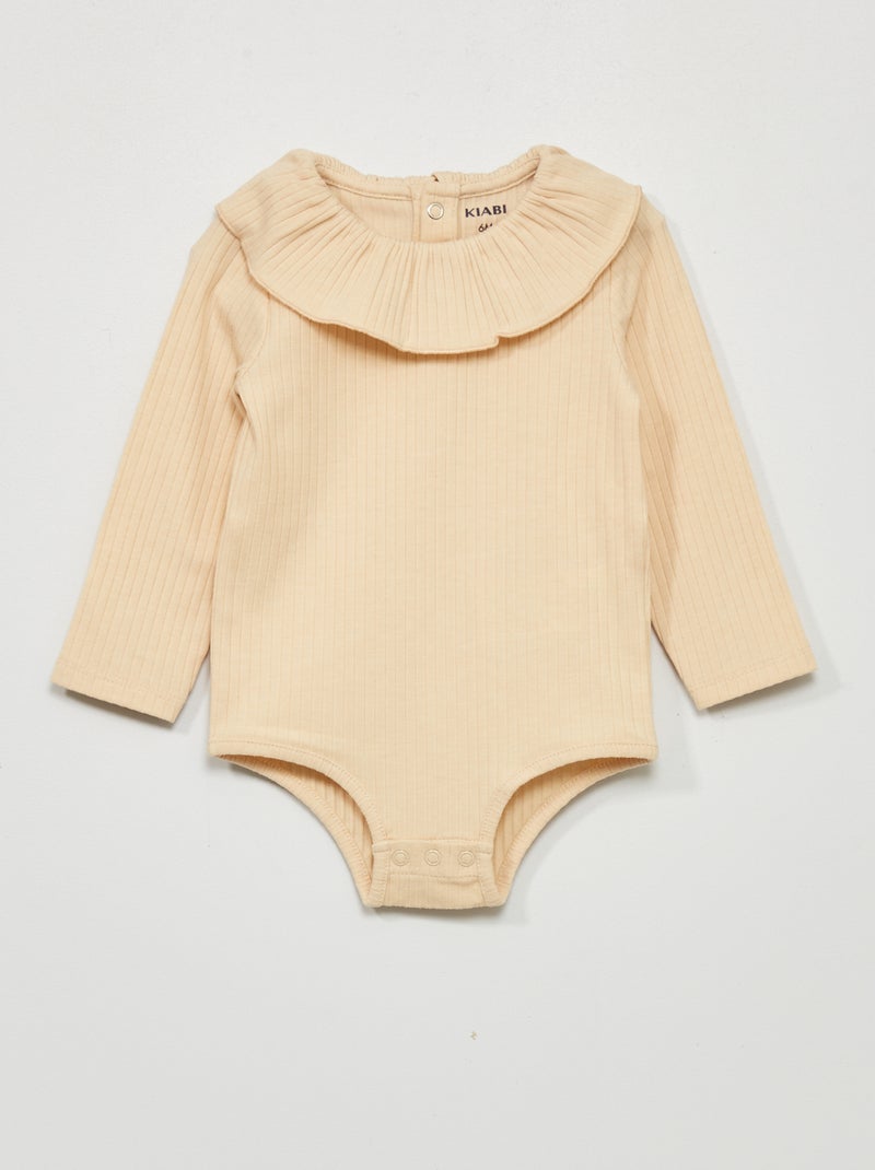 Body maniche lunghe BEIGE - Kiabi