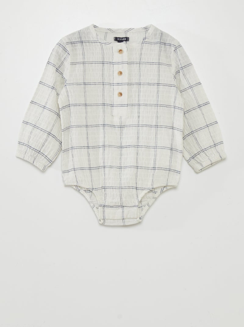 Body maniche lunghe BIANCO - Kiabi