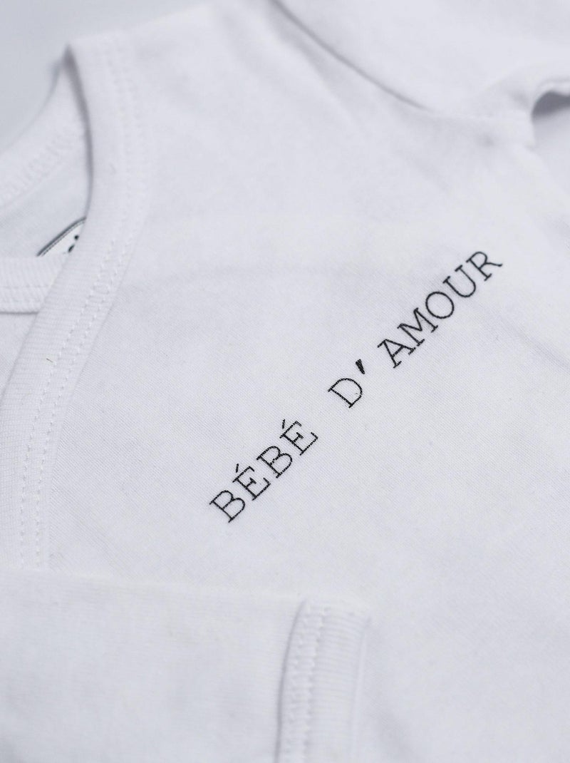Body neonato - Bebè d'Amore Bianco - Kiabi