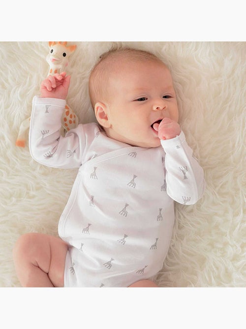 Body neonato apertura incrociata Sophie La Girafe® - Kiabi