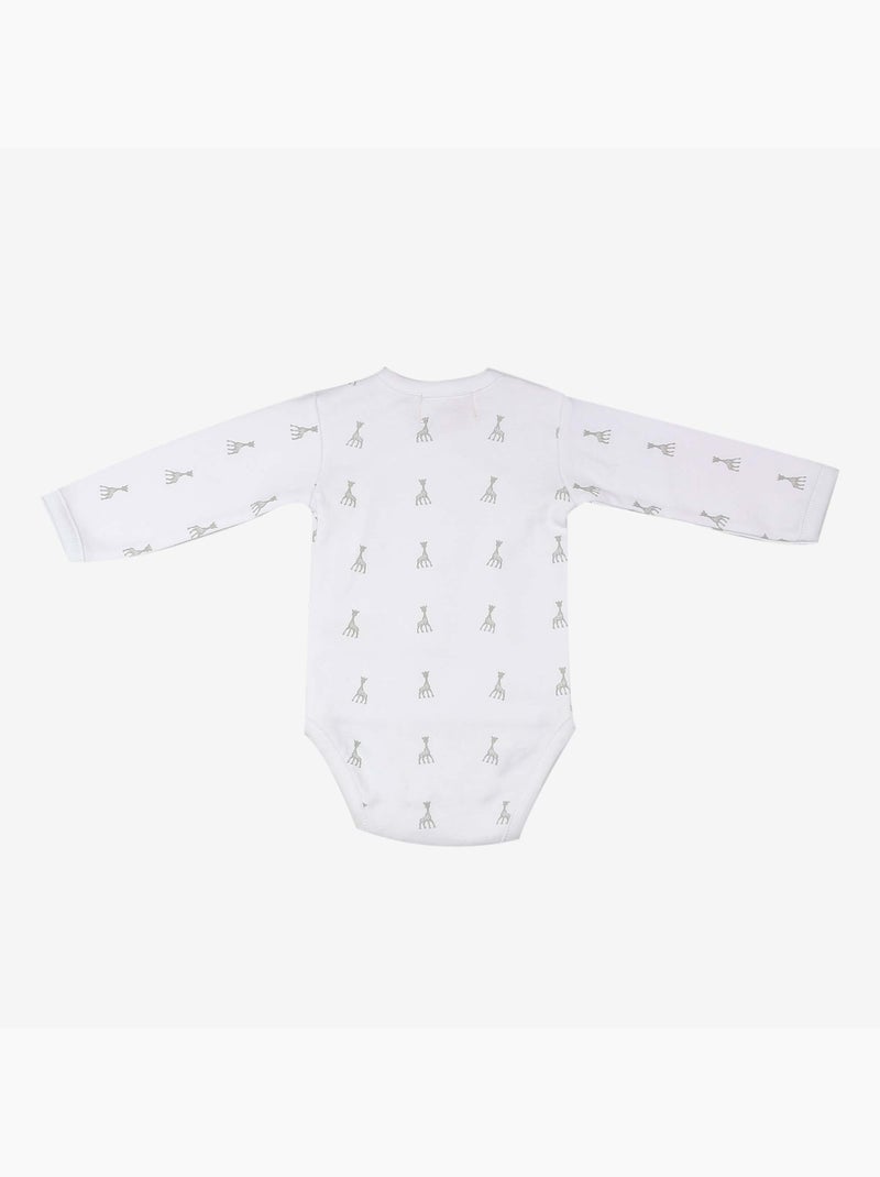Body neonato apertura incrociata Sophie La Girafe® Bianco - Kiabi