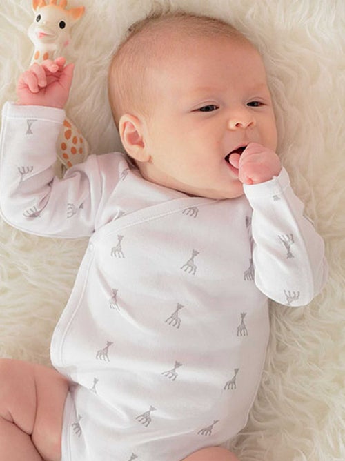 Body neonato apertura incrociata Sophie La Girafe® - Kiabi