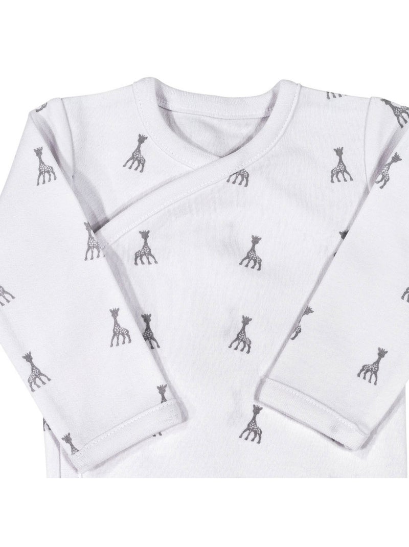 Body neonato apertura incrociata Sophie La Girafe® Rosa - Kiabi