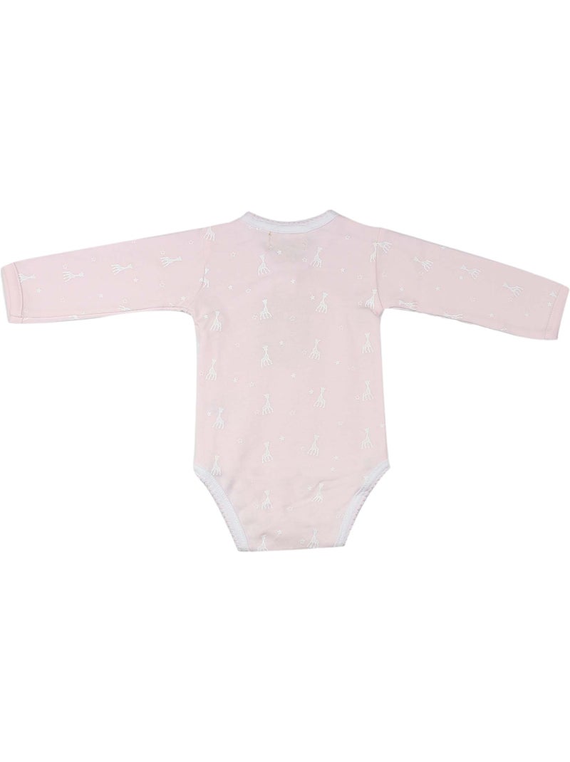 Body neonato apertura incrociata sophie la girafe® Rosa pallido - Kiabi